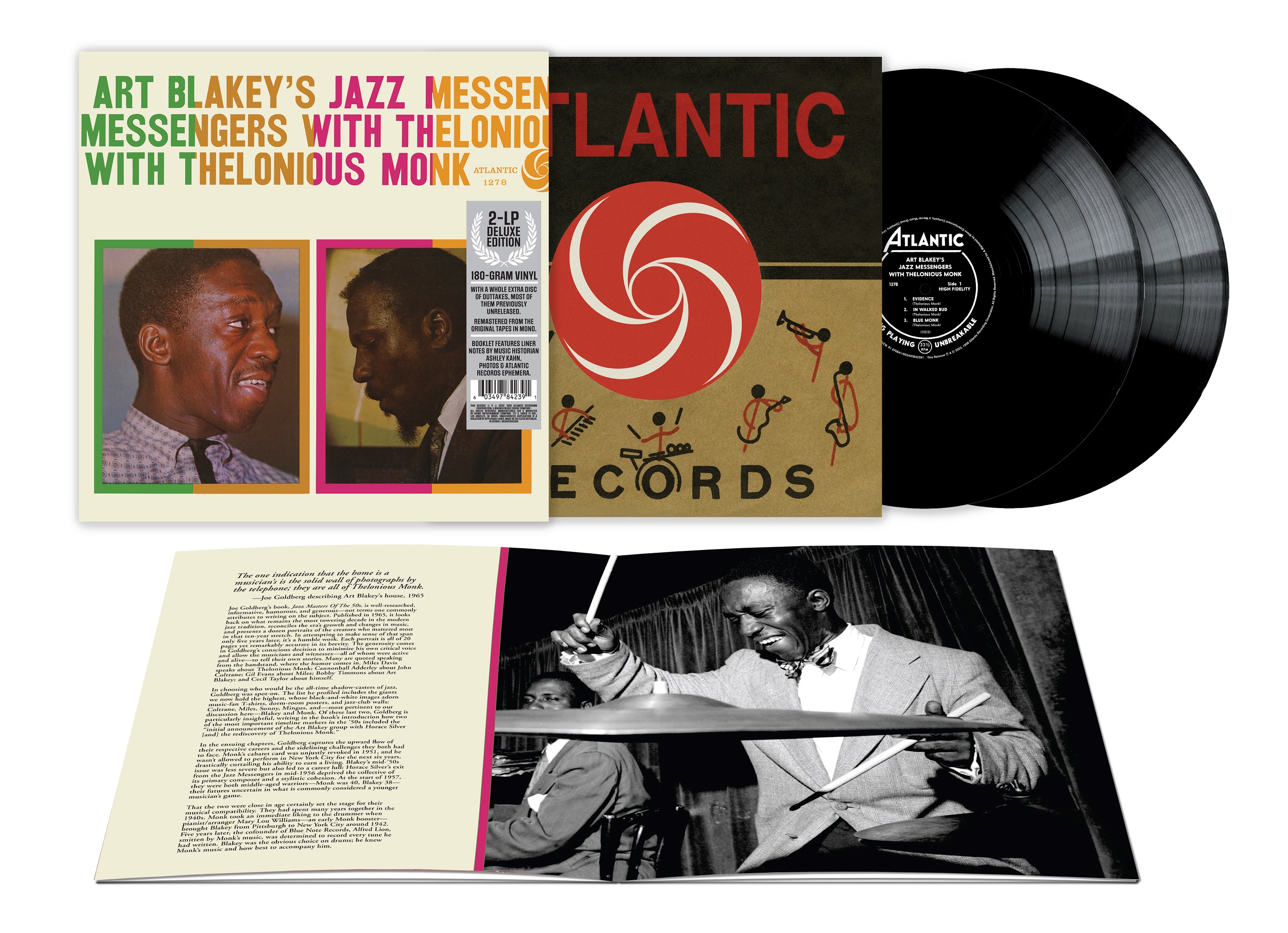 Art Blakey's Jazz Messengers With Thelonious Monk (2LP/Deluxe Edition)/ART  BLAKEY/アート・ブレイキー/未発表だったアウトテイク音源を収録したデラックス・エディション｜JAZZ ｜ディスクユニオン・オンラインショップ｜diskunion.net